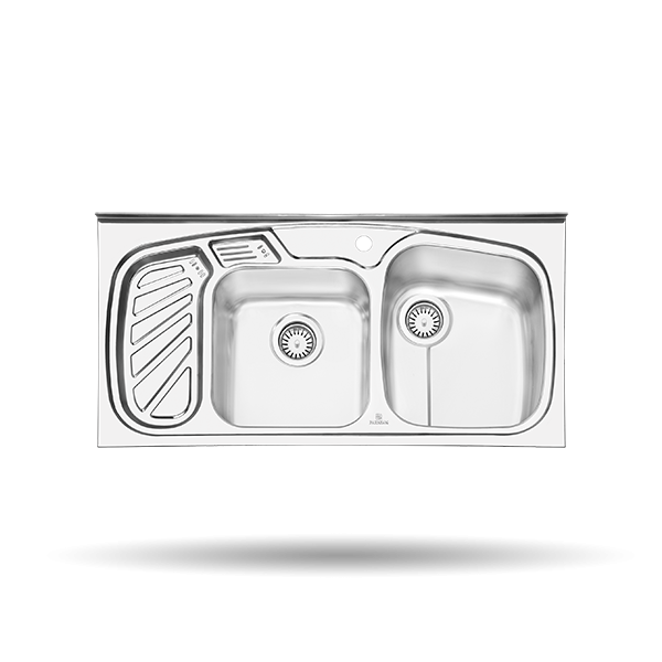 سینک فانتزی روکار 60*100 پرنیان استیل- ps1105