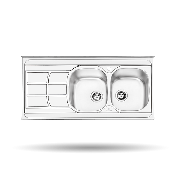سینک فانتزی روکار 60*120 پرنیان استیل- ps1109