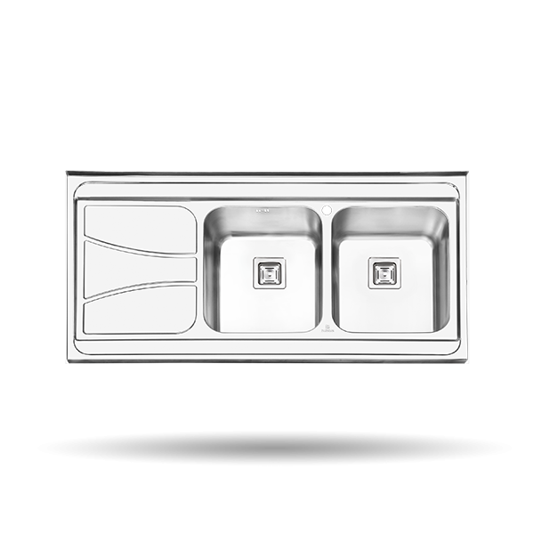 سینک فانتزی روکار 60*120 پرنیان استیل- ps1112