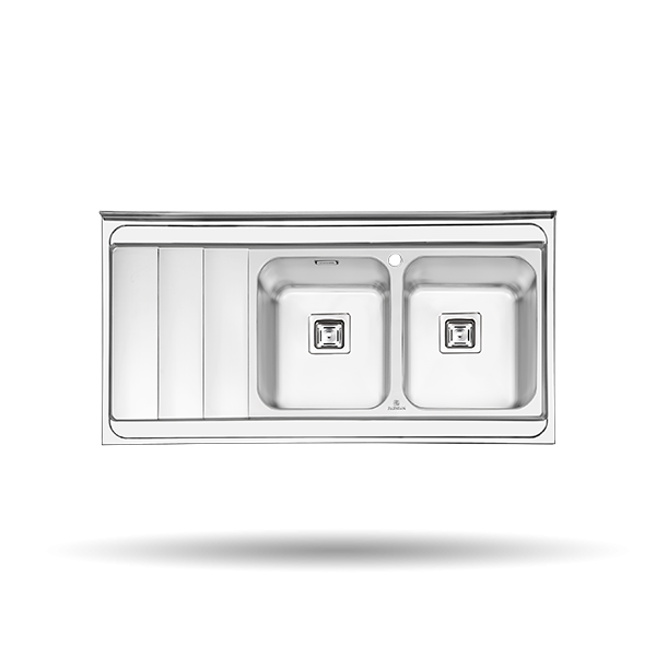 سینک فانتزی روکار 60*120 پرنیان استیل- ps1121