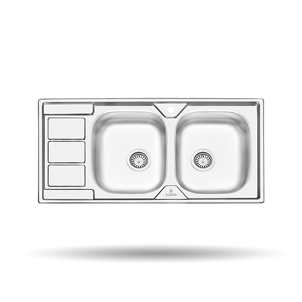 سینک نیمه فانتزی روکار 60*100 پرنیان استیل -ps2111