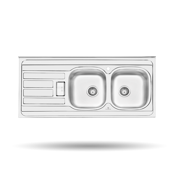سینک نیمه فانتزی روکار 60*120 پرنیان استیل- PS2101