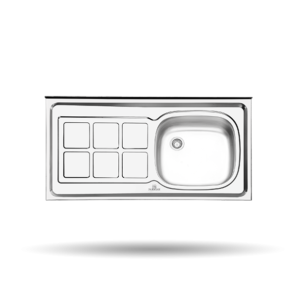 سینک کلاسیک 60*100 پرنیان استیل- PS3107